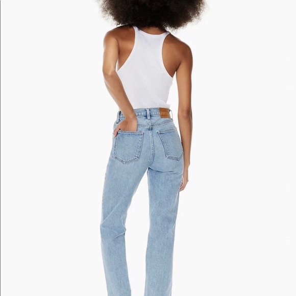Aritzia Denim Forum Arlo High Rise Straight 28L Size 25 - Picture 2 of 3
